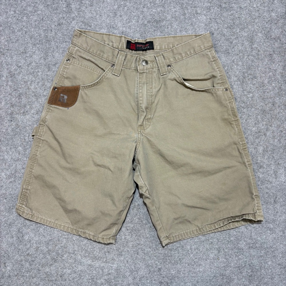 Wrangler Riggs Workwear Mens Khaki Ripstop Carpenter Shorts 3W320DK Size 30 - Picture 3 of 7